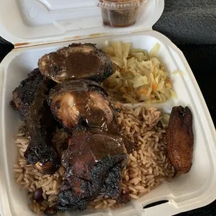 Jerk chicken meal (small)