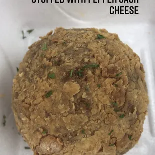 Fried boudin balls.