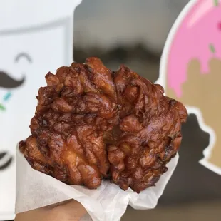 Apple fritter donut