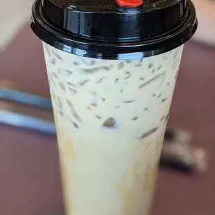 a cup of iced coffee