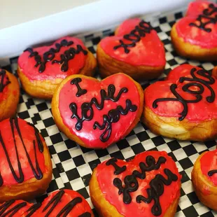 Valentine's donuts