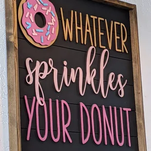 a donut with sprinkles on it