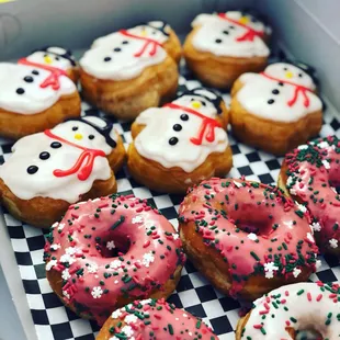 Christmas donuts