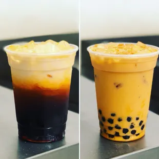 Thai iced tea boba!