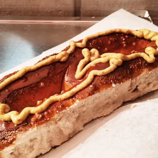 Free soft pretzels offer with Yelp check in