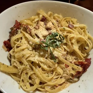 Chicken breast White Truffle Pancetta fettuccine