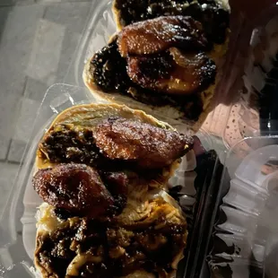 Oxtail and jerk chicken