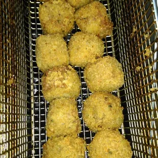 Fried boudin balls @Datz It Datz All..Come check us out at the Night Parade 930 Broadway Street