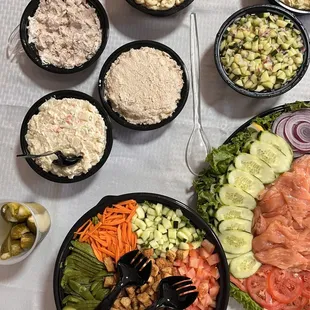 Catering order.  Everything was fresh and delicious!!