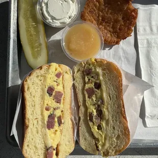 Brioche Bun Breakfast Sandwich