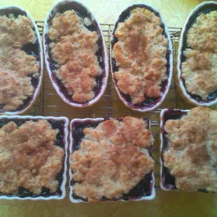 Blackberry Cobblers for a lovely fall BBQ