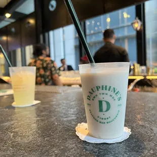 Bourbon milk punch &amp; New Orleans Buck