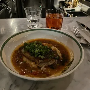 Blackened Bluefish Creole