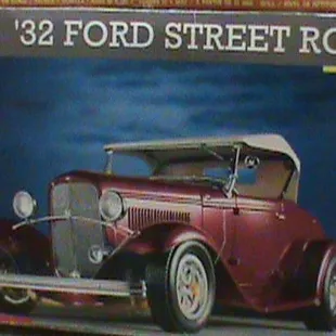 ALSO....1:8 SCALE 32 FORD ROADSTER, OUT OF PRODUCTION MODEL KIT