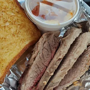 Brisket - asked for fatty - got this - was good just a bit dry