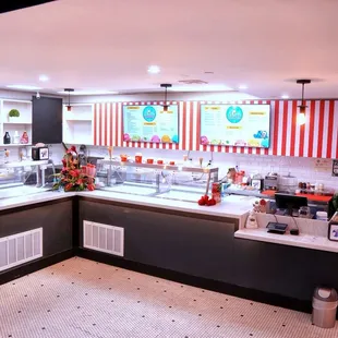 Front interior of Dave's ice cream