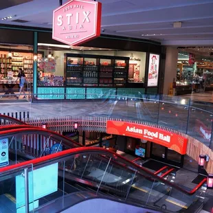 Outside entrance of Dave's ice cream leading down towards STIX ASIA underground shopping market