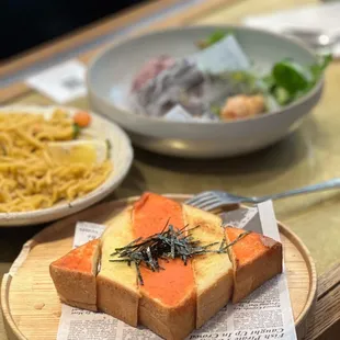 Mentaiko Mayo Toast
