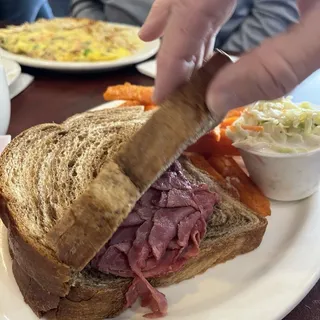 Hot Corned Beef Sandwich