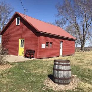 Exterior of tasting room