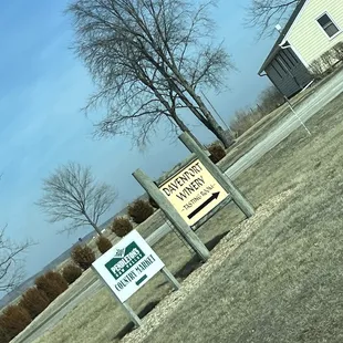 outside