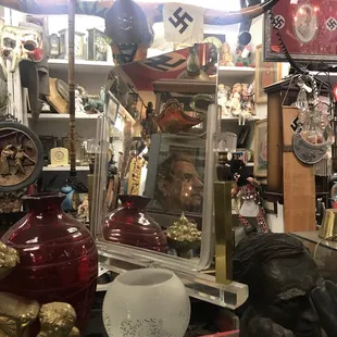 I like the mirror, notice nazi stuff in the back