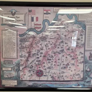 Their lovely historic wall decor. ^_^   Photo three of three.