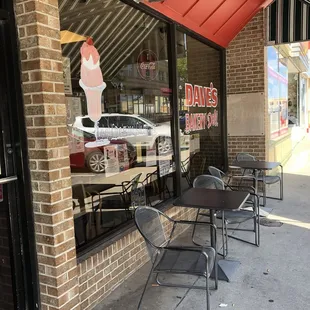 outside of restaurant