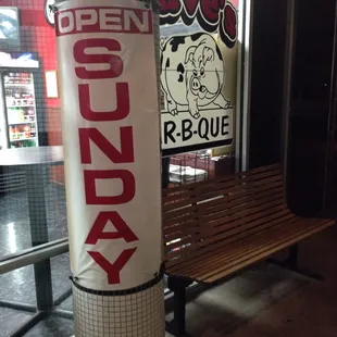 Open from 10-6 on Sunday