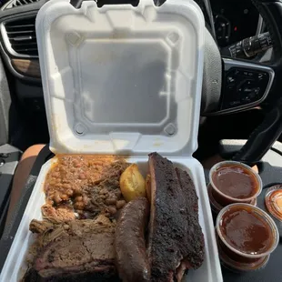 3 meat plate (instagram: @issa.cheatday)