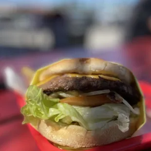 Jumbo Cheese Burger Combo