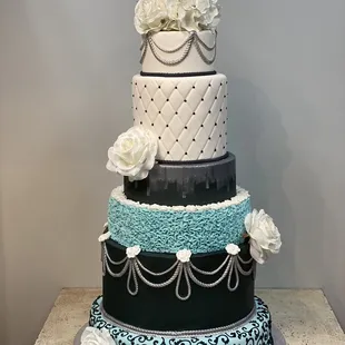 a three tiered cake