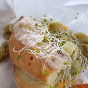 Greatful Dave turkey sandwich