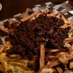 Chili cheese fries. Delicious!
