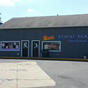 the front of the store