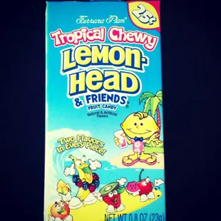 a box of lemon head