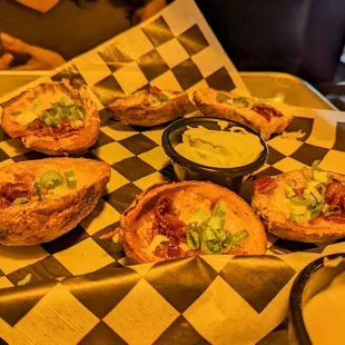 $8 HH potato skins