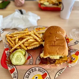 Dave's #2 2 Sliders w/ Fries