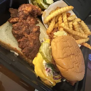 Dave's #4 1 Slider with Fries