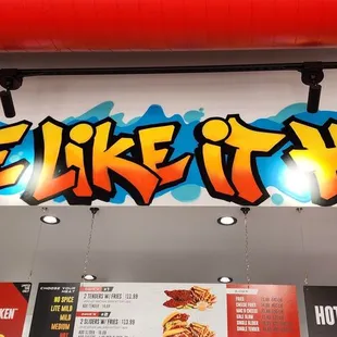 we like it hot sign