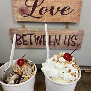 Cookies and cream and blueberry cheesecake with kulolo