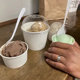 Rocky road, Kaluha fudge, Toasted Mac, Kulolo &amp; Hondew Mochi