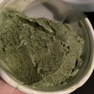 Green tea scoop