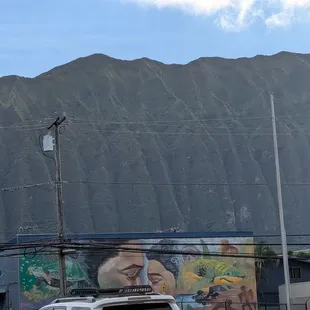 View from the parking lot