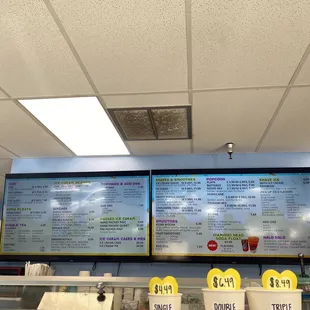 menu board