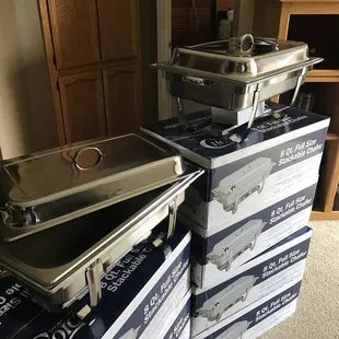 Chafing Dishes these will keep your good hit for your event.