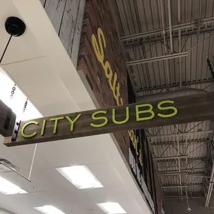 city subs sign