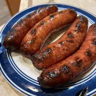 Sausages - Mac/cheese and Honey bbq