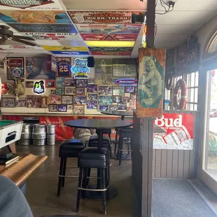 the inside of the restaurant