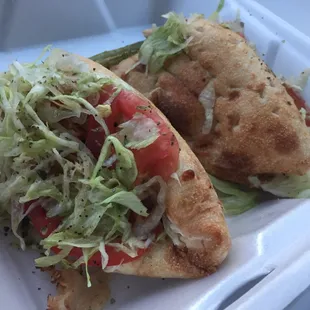 Chicken philly on homemade bread! So good!